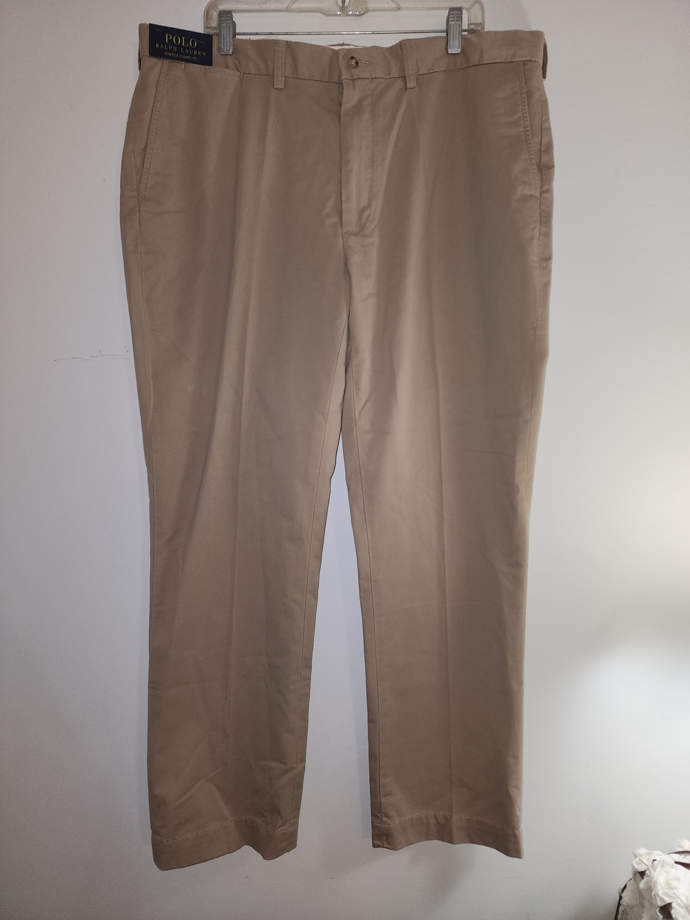 NWT Polo by Ralph Lauren Men’s Khaki Chino Pants 40/32